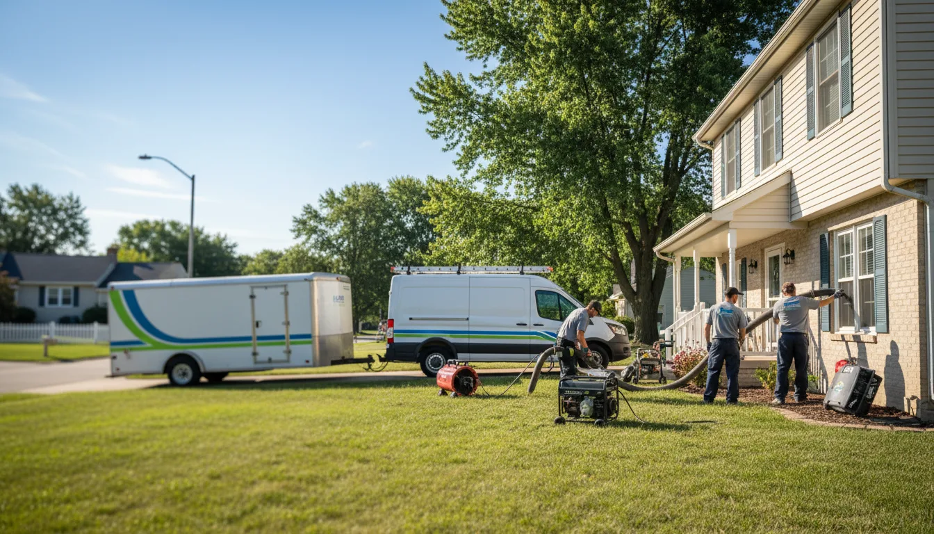 Flooded Basement Restoration And Cleanup With Repair in Cynthiana, IN near me